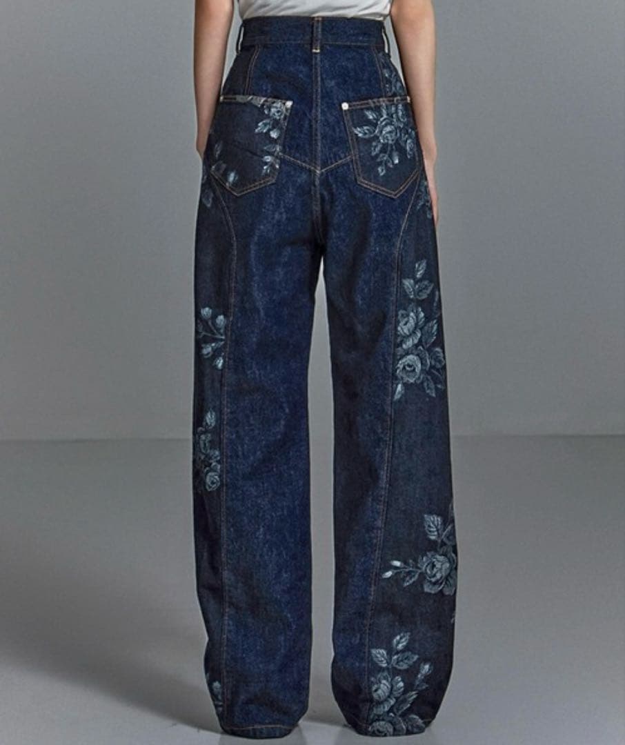 FETICO STUDIOUS別注 ROSE DENIM PANTS
