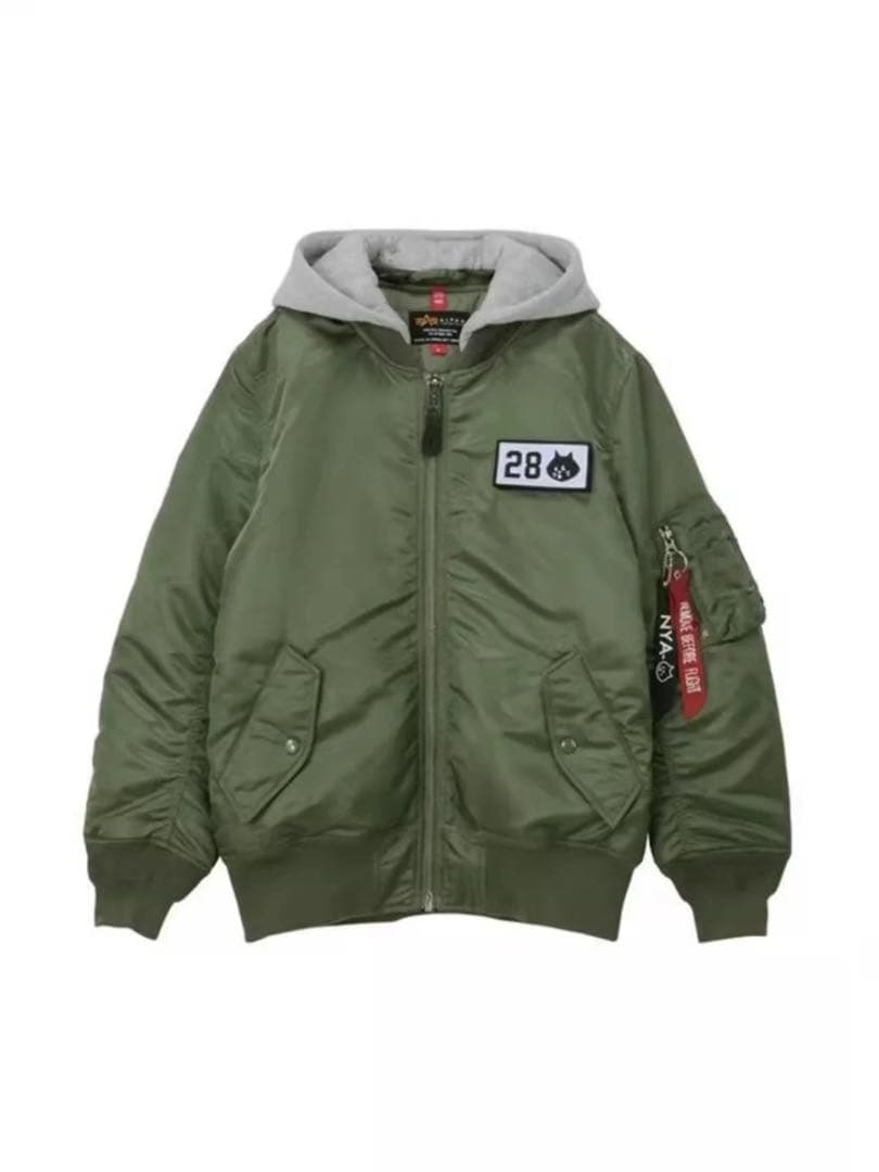 ALPHA INDUSTRIES × にゃー MA-1 フライトジャケット