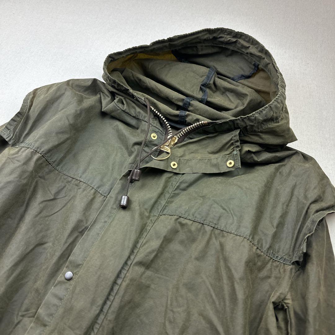 Barbour バブアー オイルドジャケット フード コート オイル抜き済