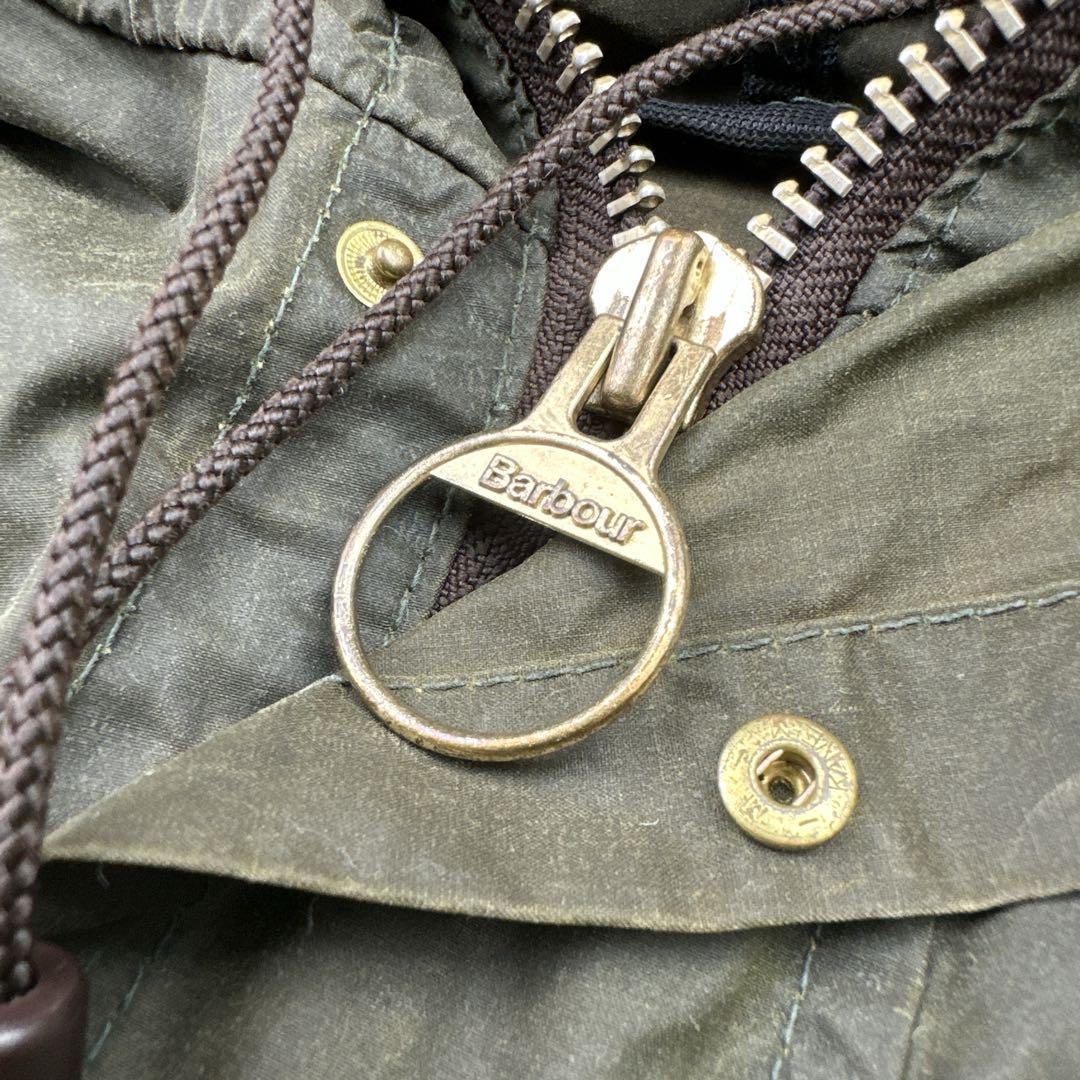Barbour バブアー オイルドジャケット フード コート オイル抜き済