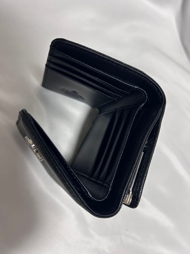 Vivienne Westwoodブラック 三つ折り財布