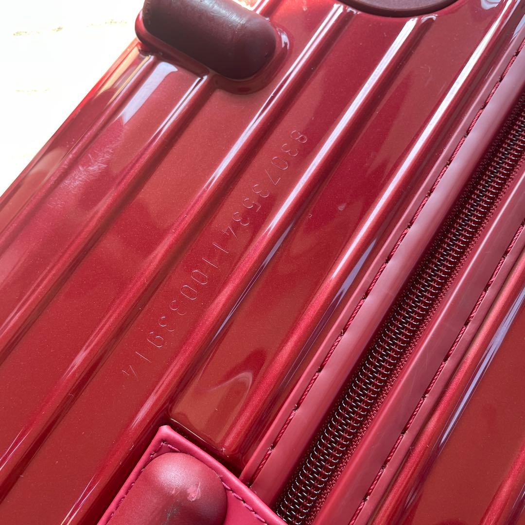 美品 RIMOWA サルサデラックス 87L オリエンタルレッド チェックインL