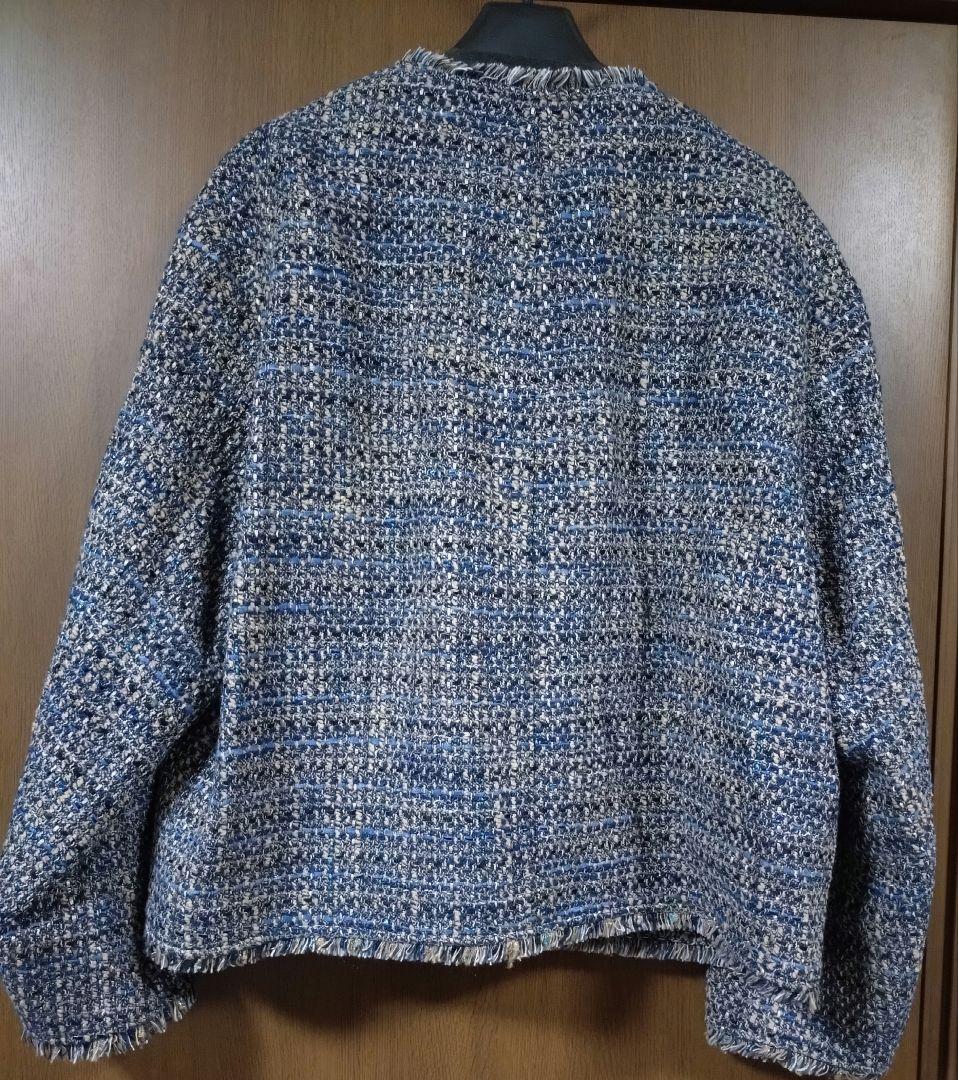 23区　GIOLICA生地　ツイードジャケット　46サイズ　新品