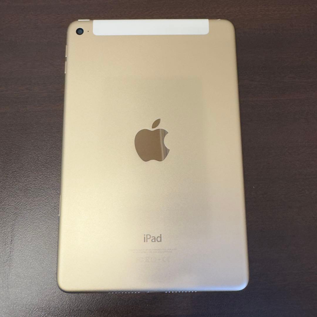 iPad mini 4 本体 ゴールド 16GB Cellularモデル ①