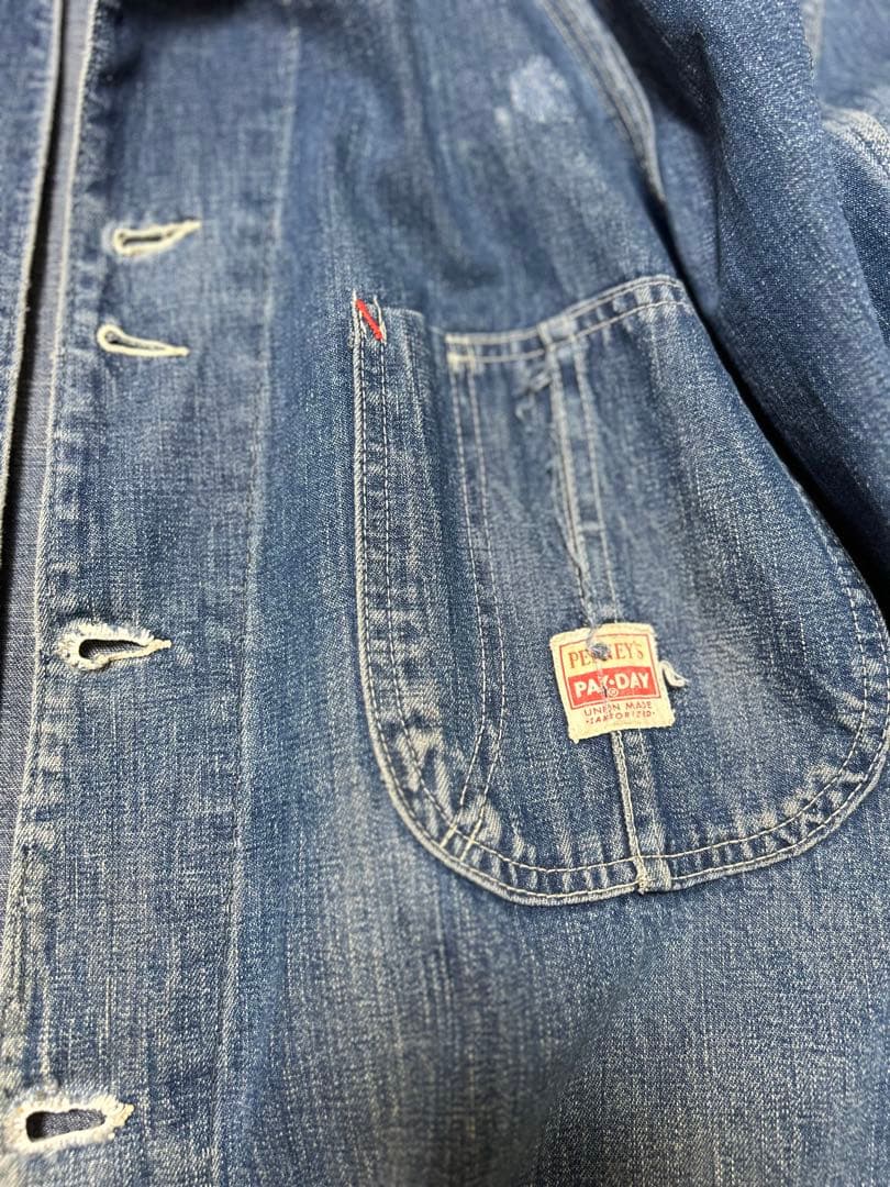 50s PAY DAY デニム カバーオール 雰囲気◎