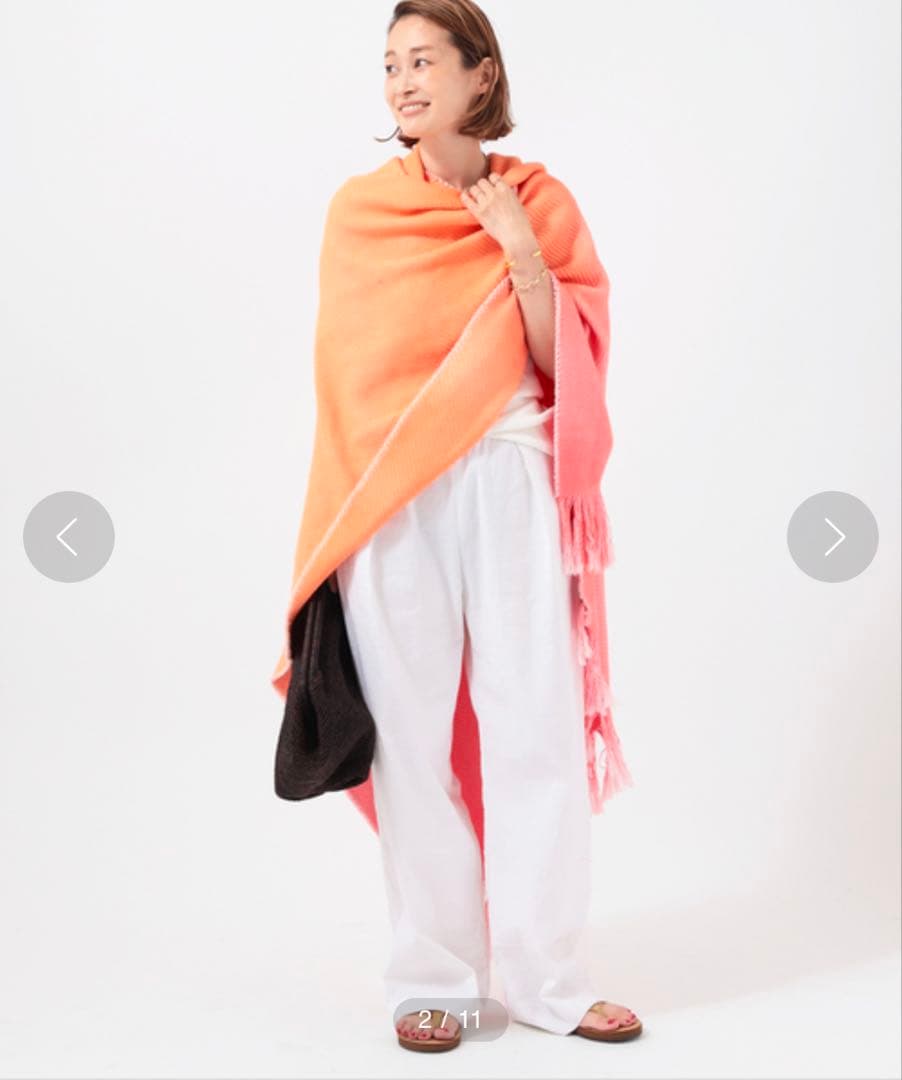 Deuxieme Classe ALONPI CASHMEREタイダイストール