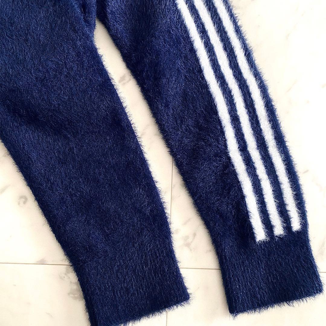 極美品アディダスオリジナルス フラッフィーニットカーディガン 重盛さと美 M