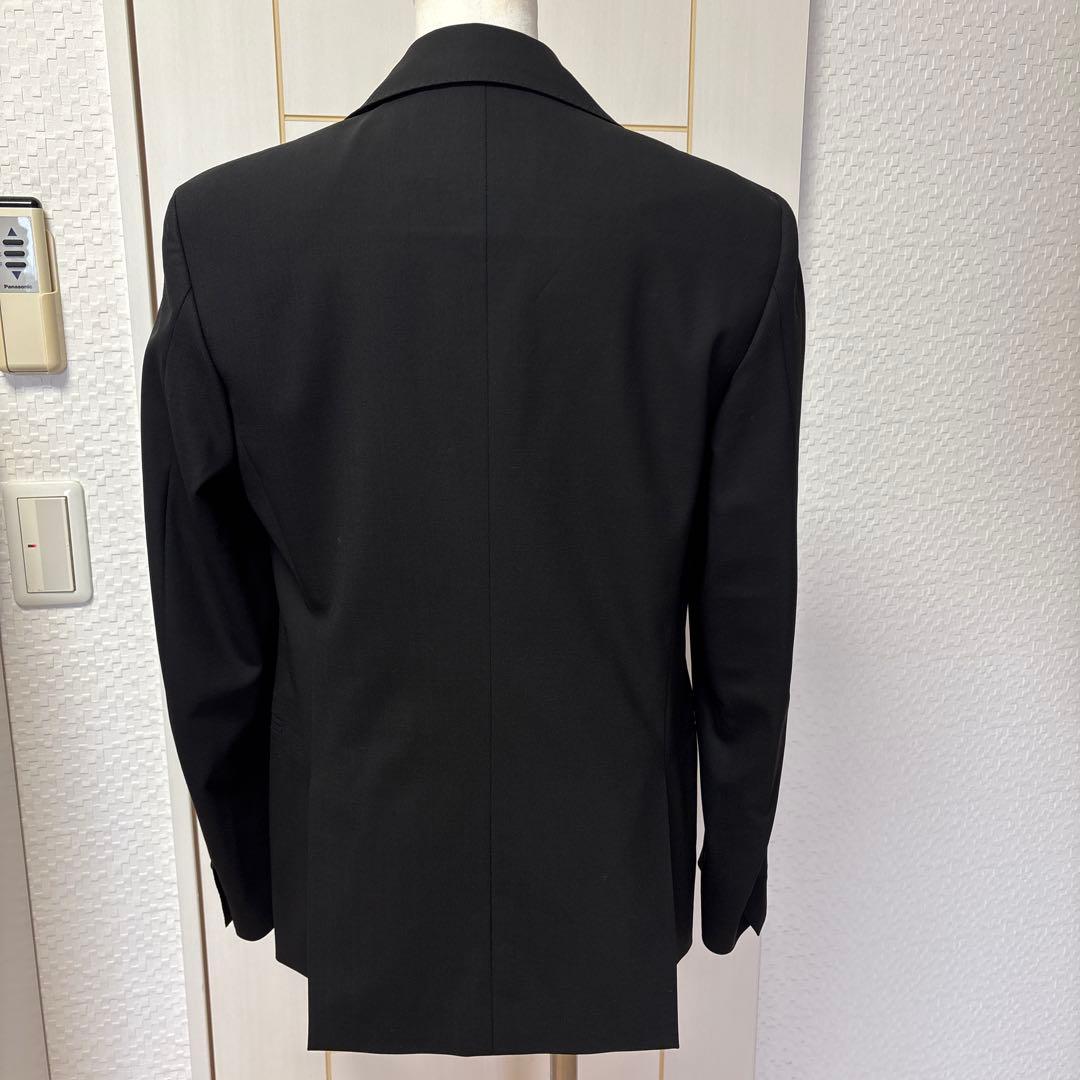homme girlsブラック ダブルブレスト テーラードジャケット