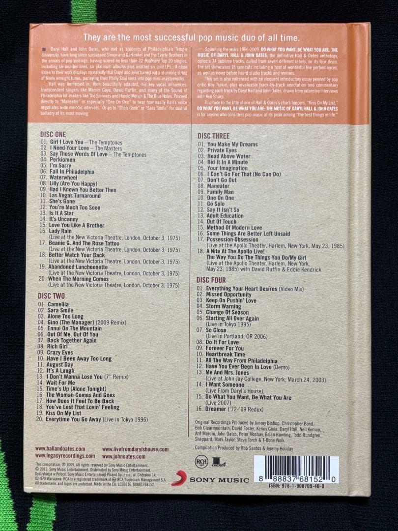 【送料込み】Daryl Hall & John Oates【4CD限定盤】