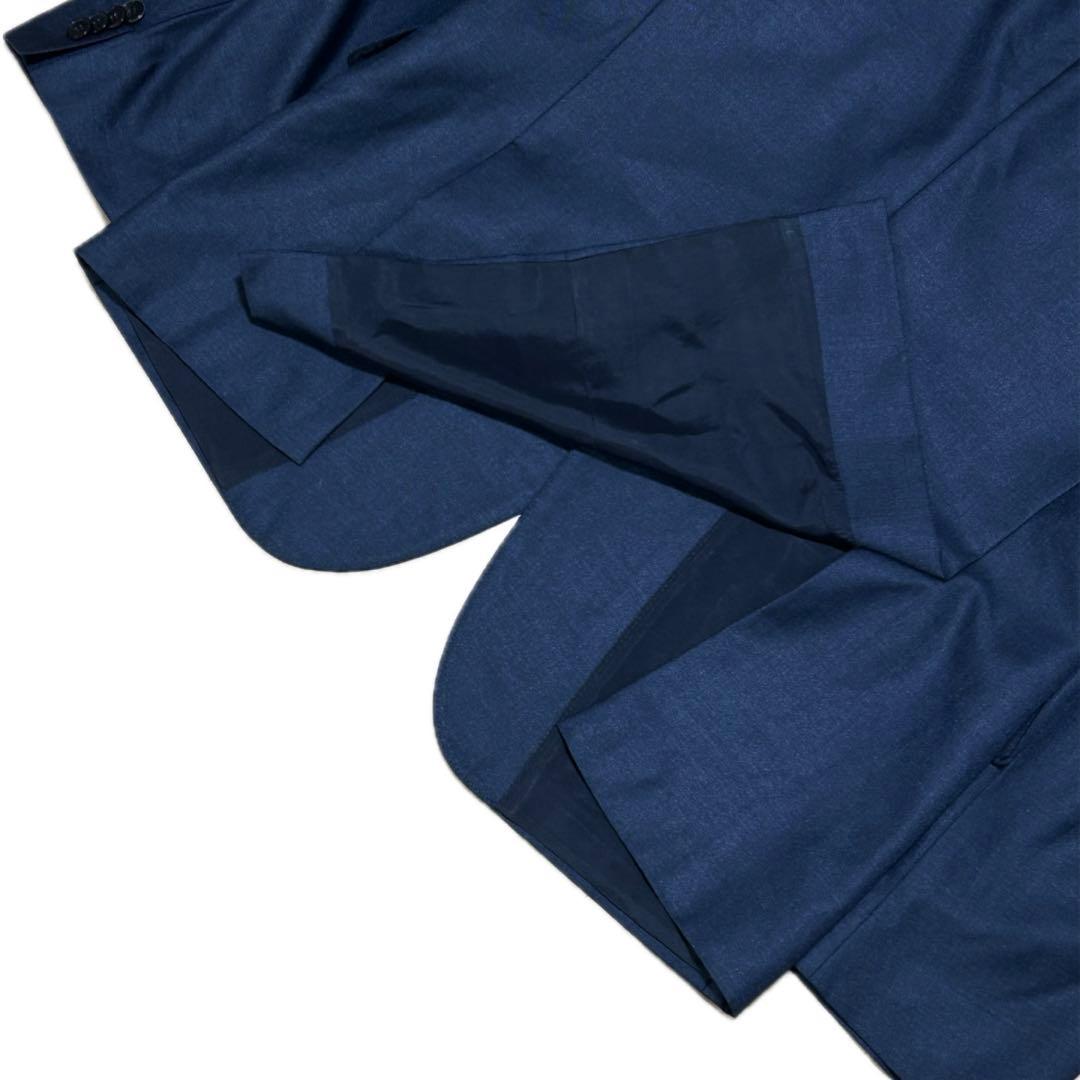 希少XL HUGO BOSS シルク45% 薄手 テーラードジャケット 2B