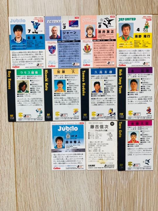 Ｊリーグ　サッカーカード
