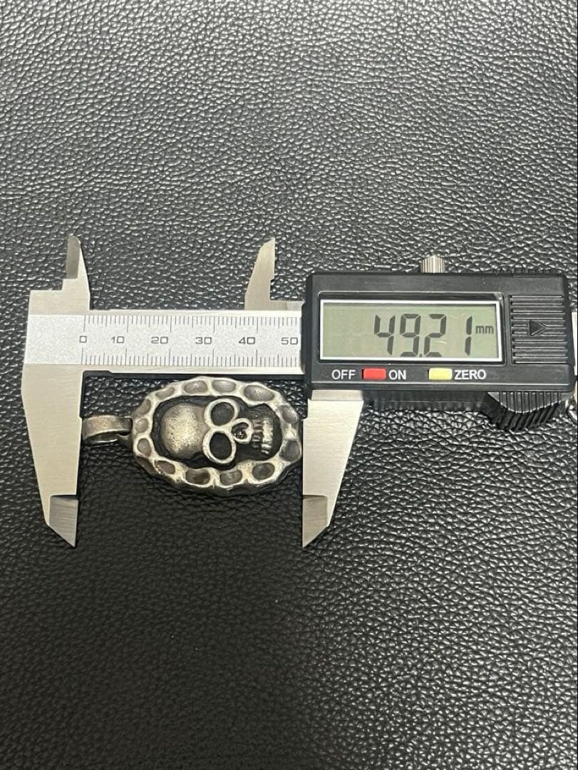 【たろう】スカルペンダント　ネックレス　ハンドメイド　シルバー925