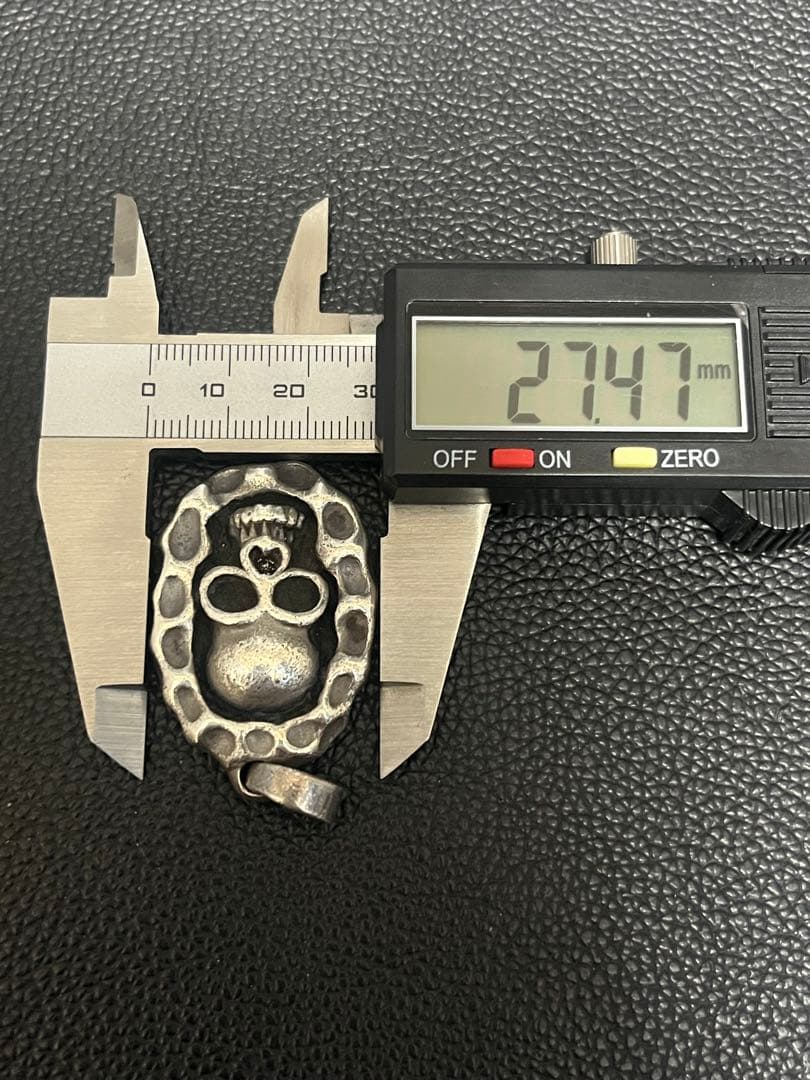 【たろう】スカルペンダント　ネックレス　ハンドメイド　シルバー925