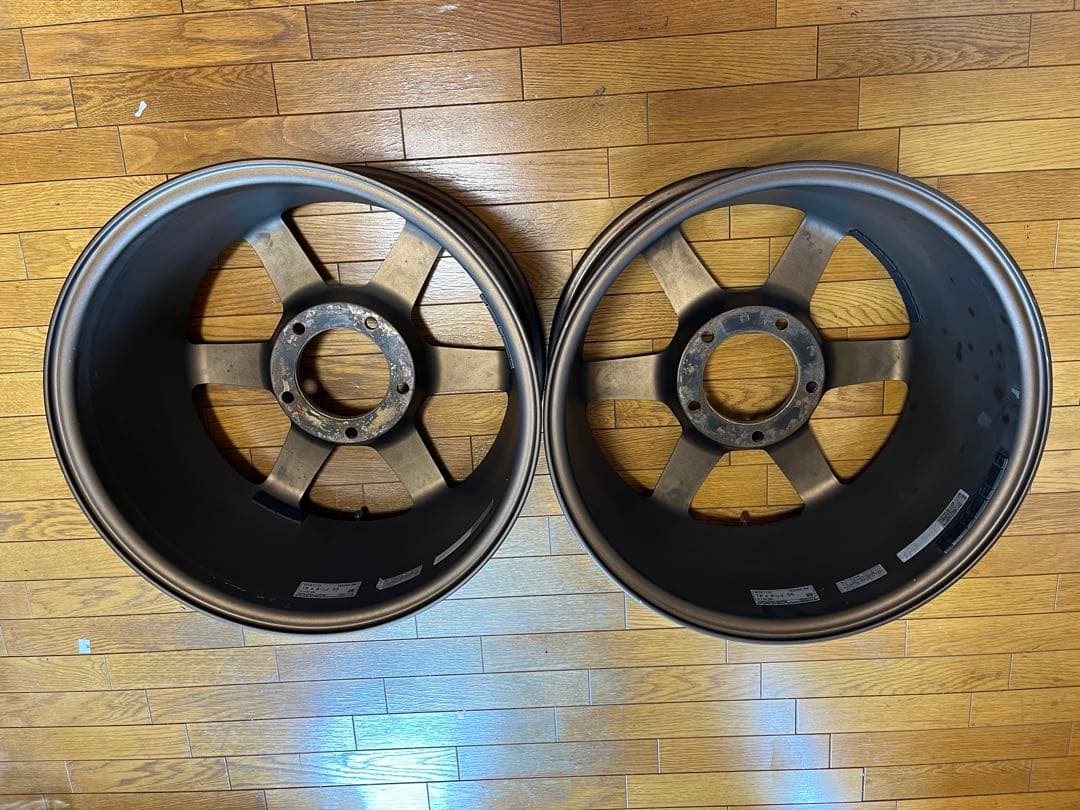 TE37 RV PM 2本 18インチ 9.5J +55 5×150 美品