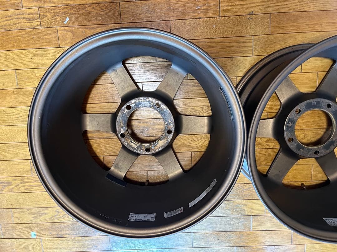 TE37 RV PM 2本 18インチ 9.5J +55 5×150 美品