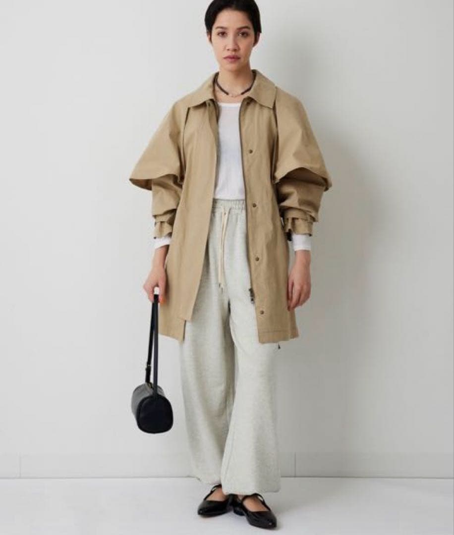 THE PAUSE ケープコート ウィムガゼット 美品　春アウター