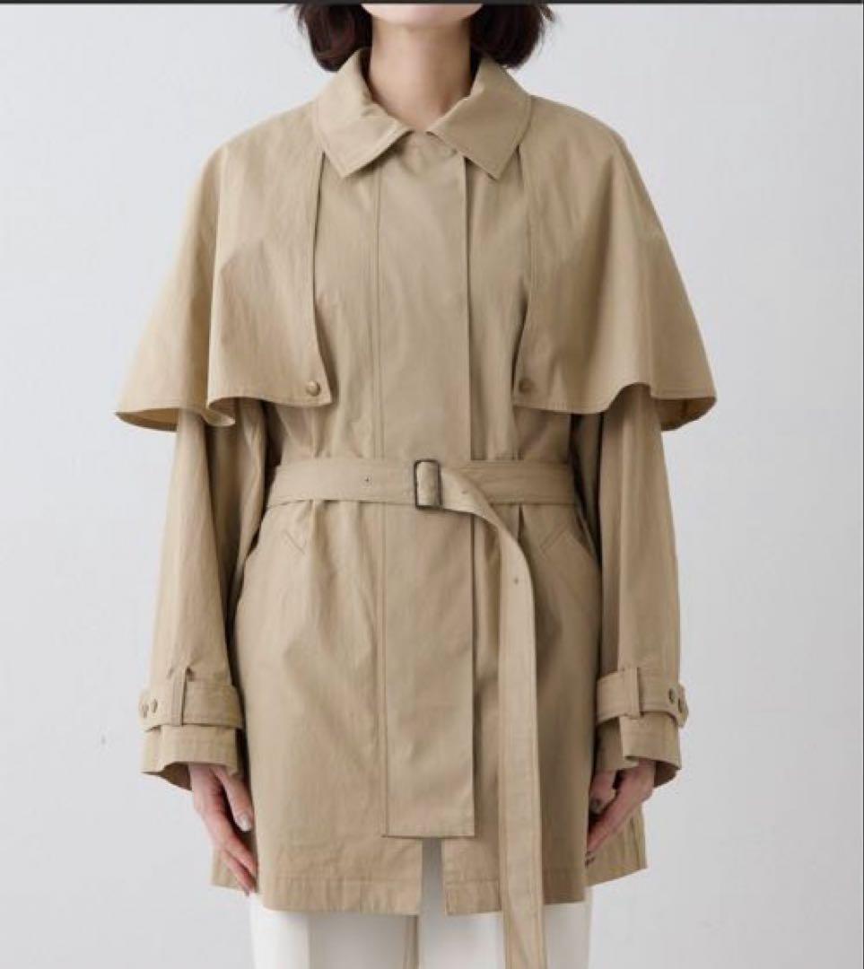 THE PAUSE ケープコート ウィムガゼット 美品　春アウター