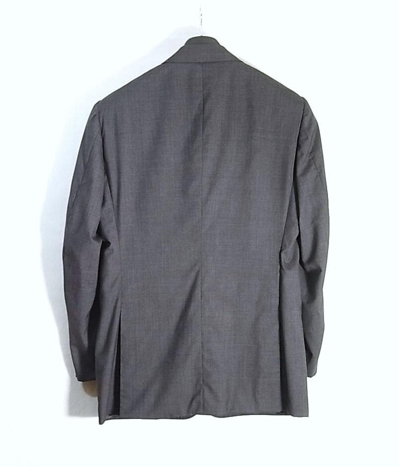 size52☆美品☆キトン kiton スーパー150’s製段返り３釦ジャケット