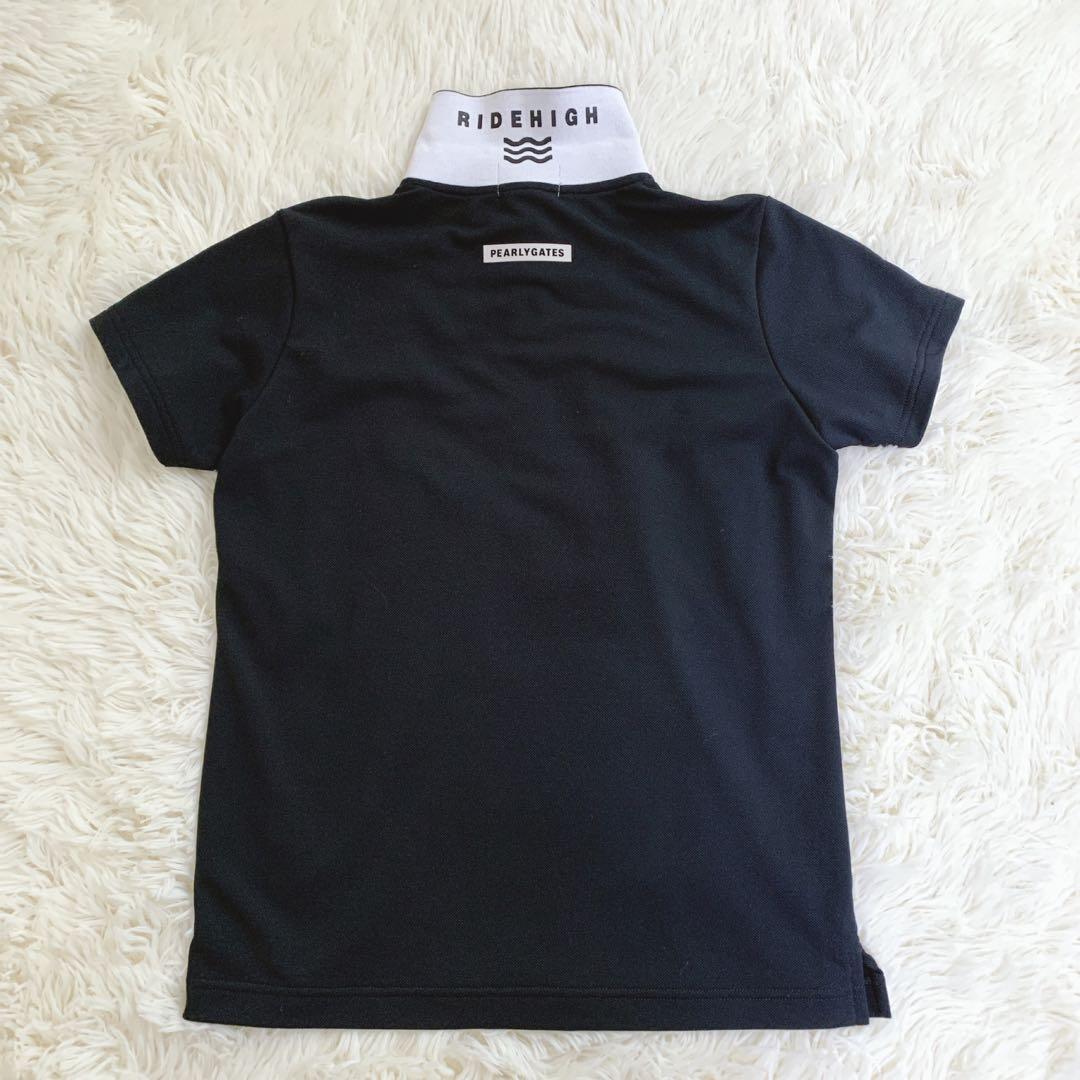 新品 タグ付き★ パーリーゲイツ　ゴルフウェア　ポロシャツ　半袖　ネイビー　S