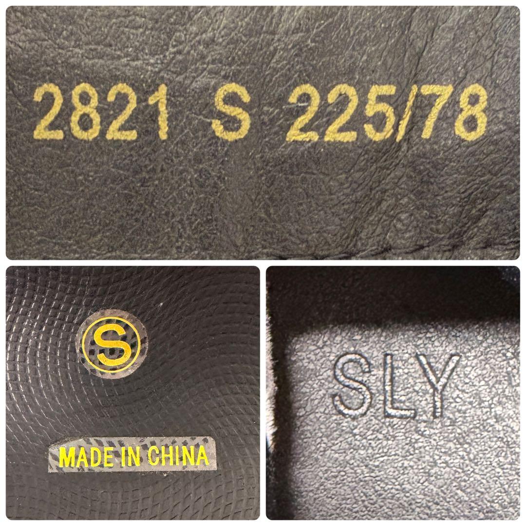 美品★SLY スライ カラーソールショートブーツ サイドゴアブーツ サイドジップ