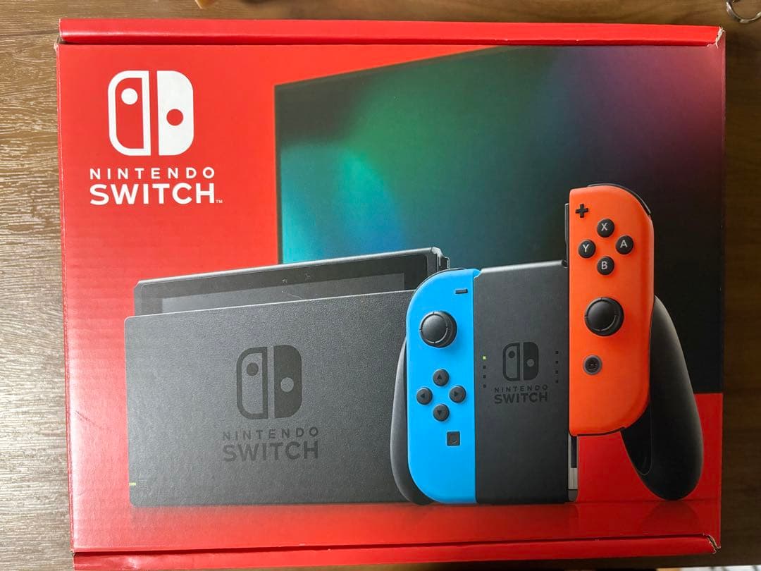 【完動品、液晶・外装新品】Nintendo Switch 本体、付属品完備