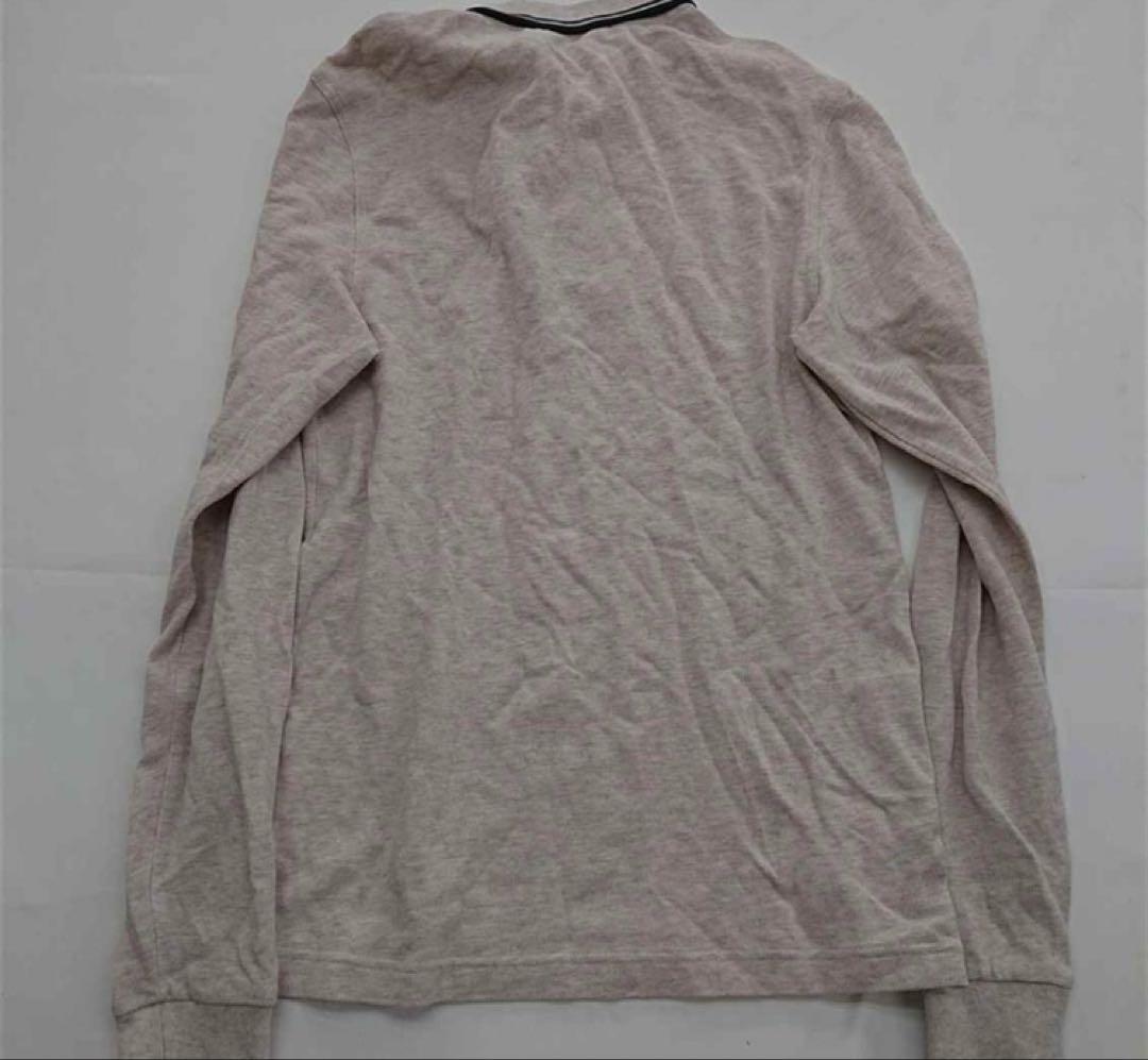フレッドペリー M3636 長袖ポロシャツ Sサイズ ベージュ系