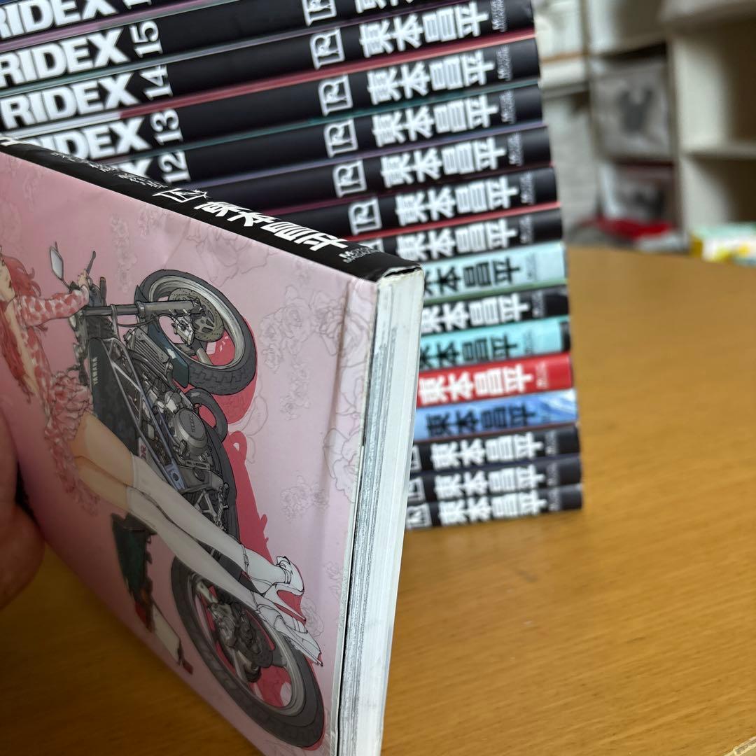 「RIDEX 1〜21巻＋エッセイ (雲はおぼえていル)東本昌平 バイク漫画