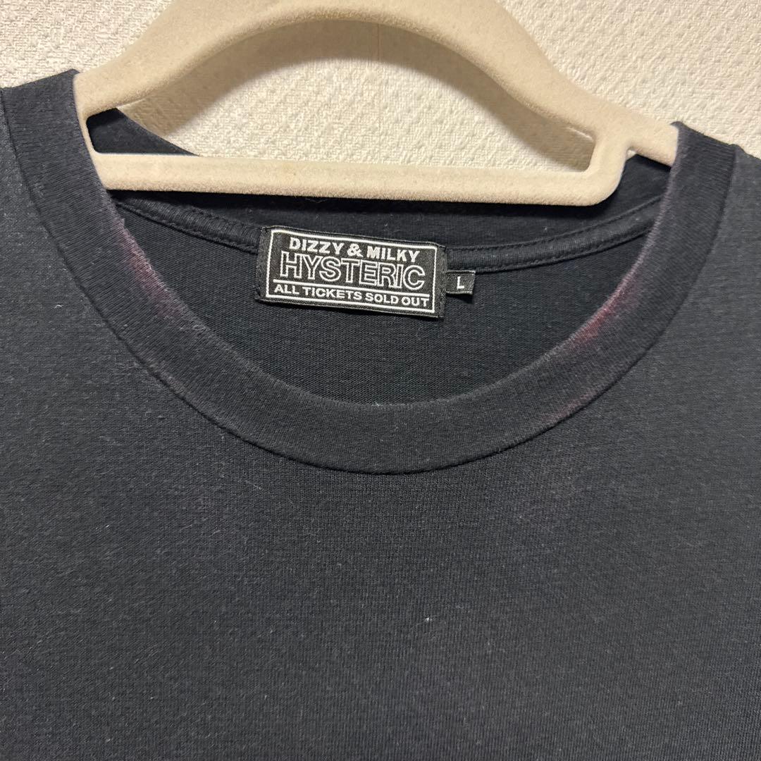 HYSTERIC グラフィック Tシャツ Lサイズ 黒