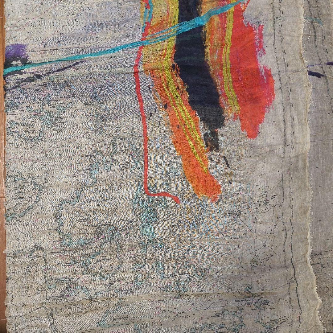 Faliero Sarti　地図の柄ストール　ファリエロ サルティ