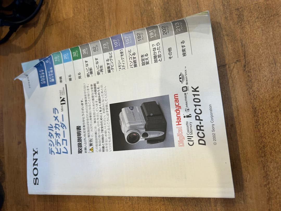 SONY ビデオカメラ DCR-PC101
