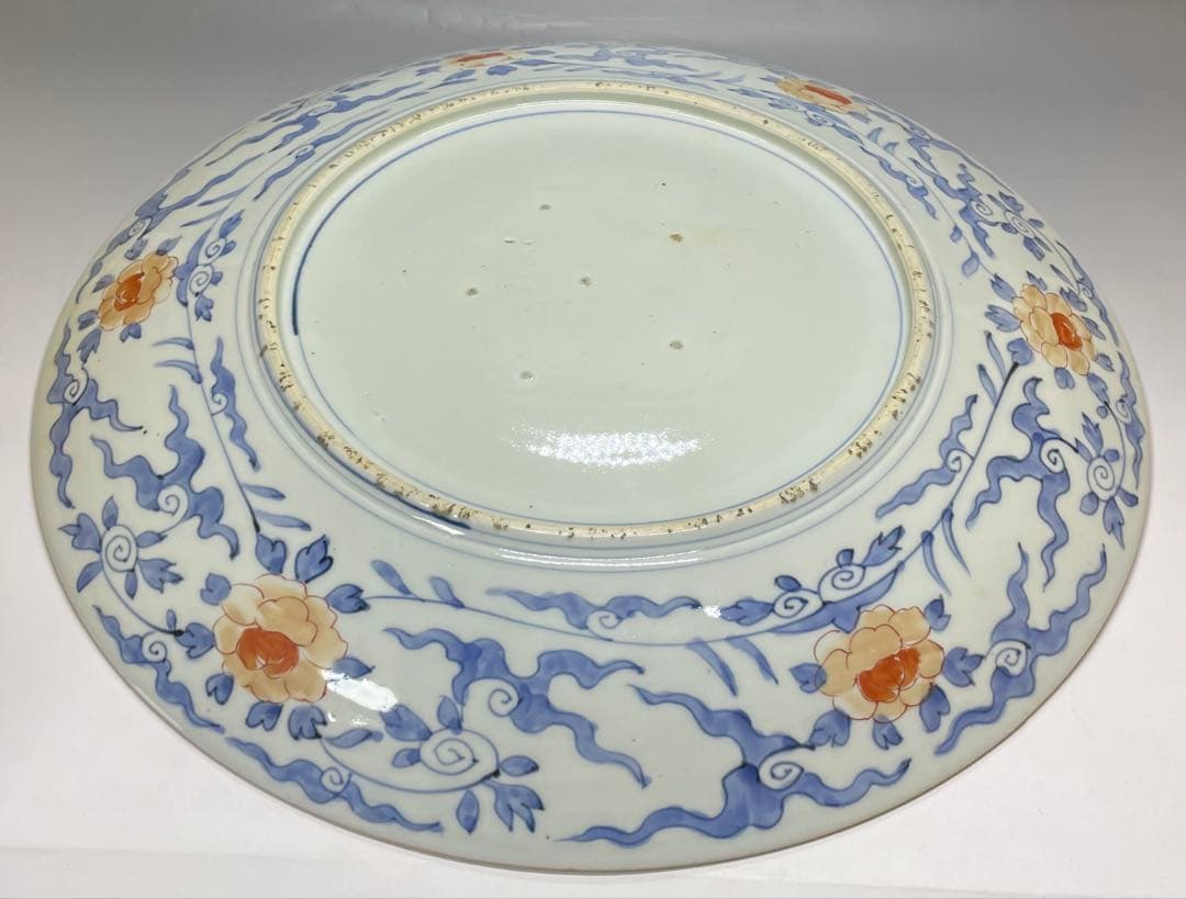 古伊万里　大皿　染錦　G917