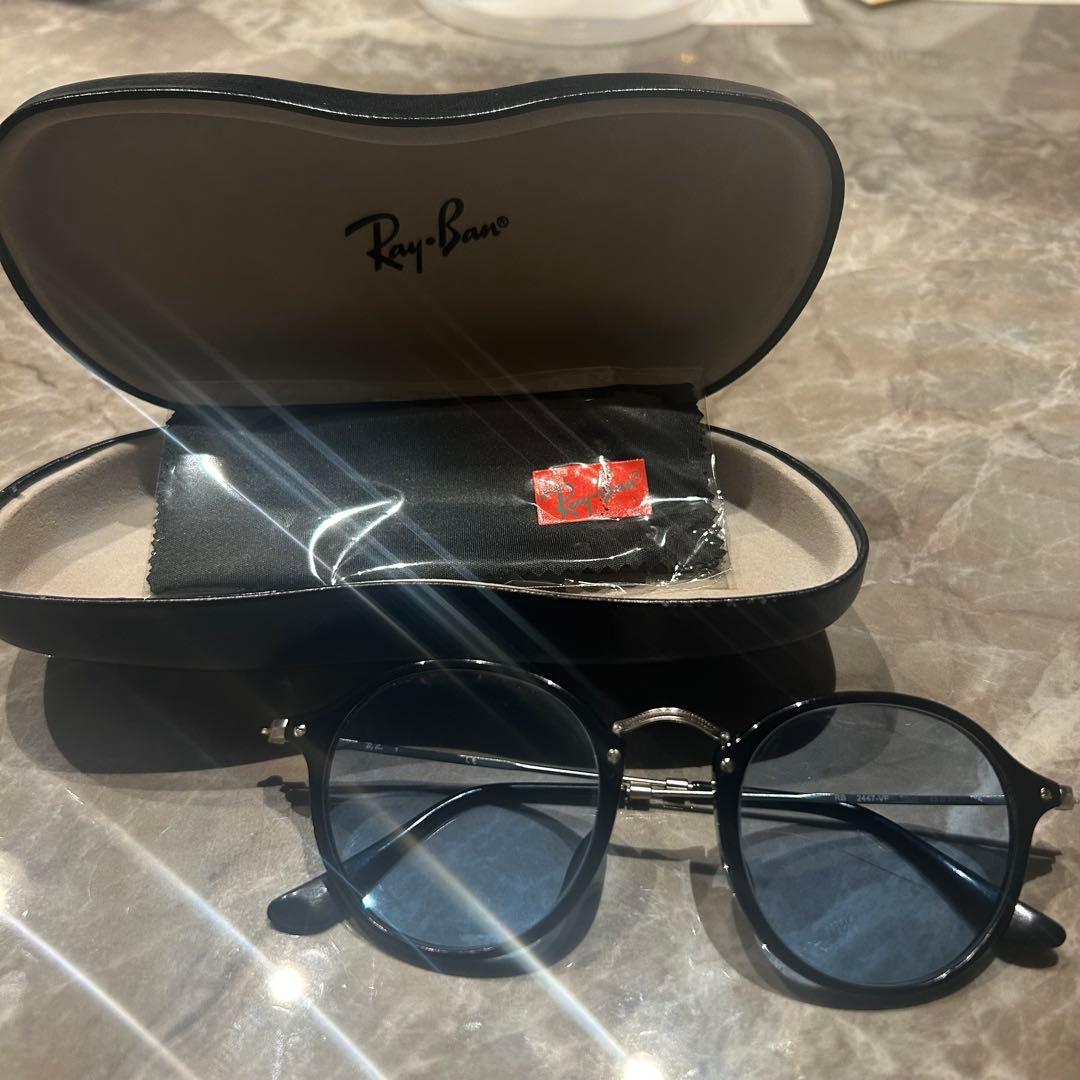 Ray-Ban ブラック ブルーレンズ サングラス