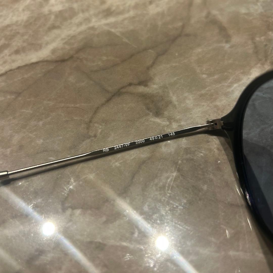 Ray-Ban ブラック ブルーレンズ サングラス