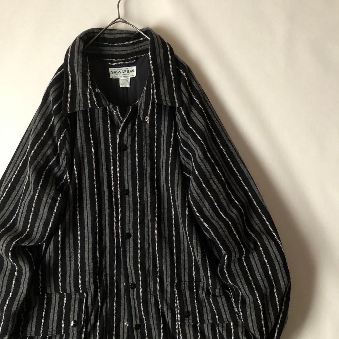 未使用品 SASSAFRAS ササフラス カバーオール L