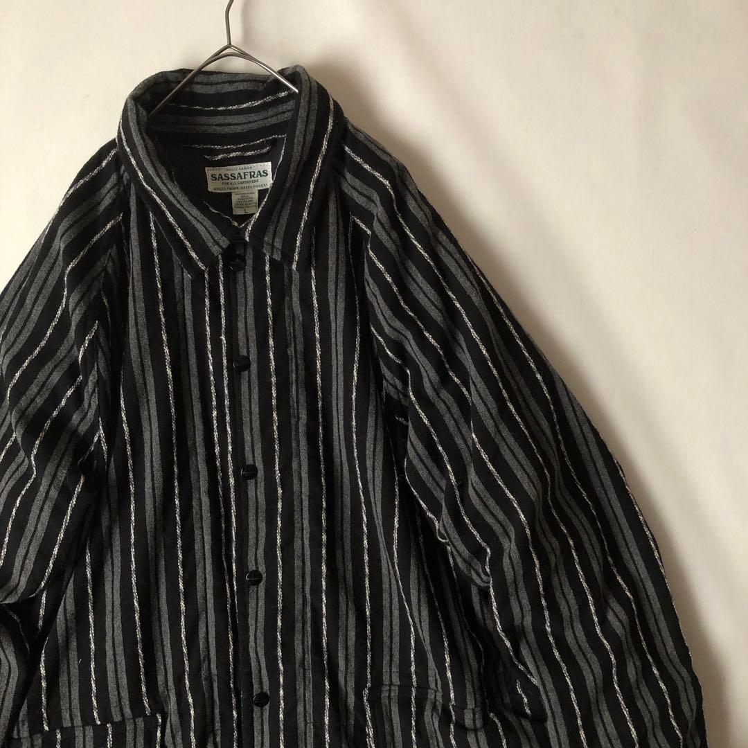 未使用品 SASSAFRAS ササフラス カバーオール L