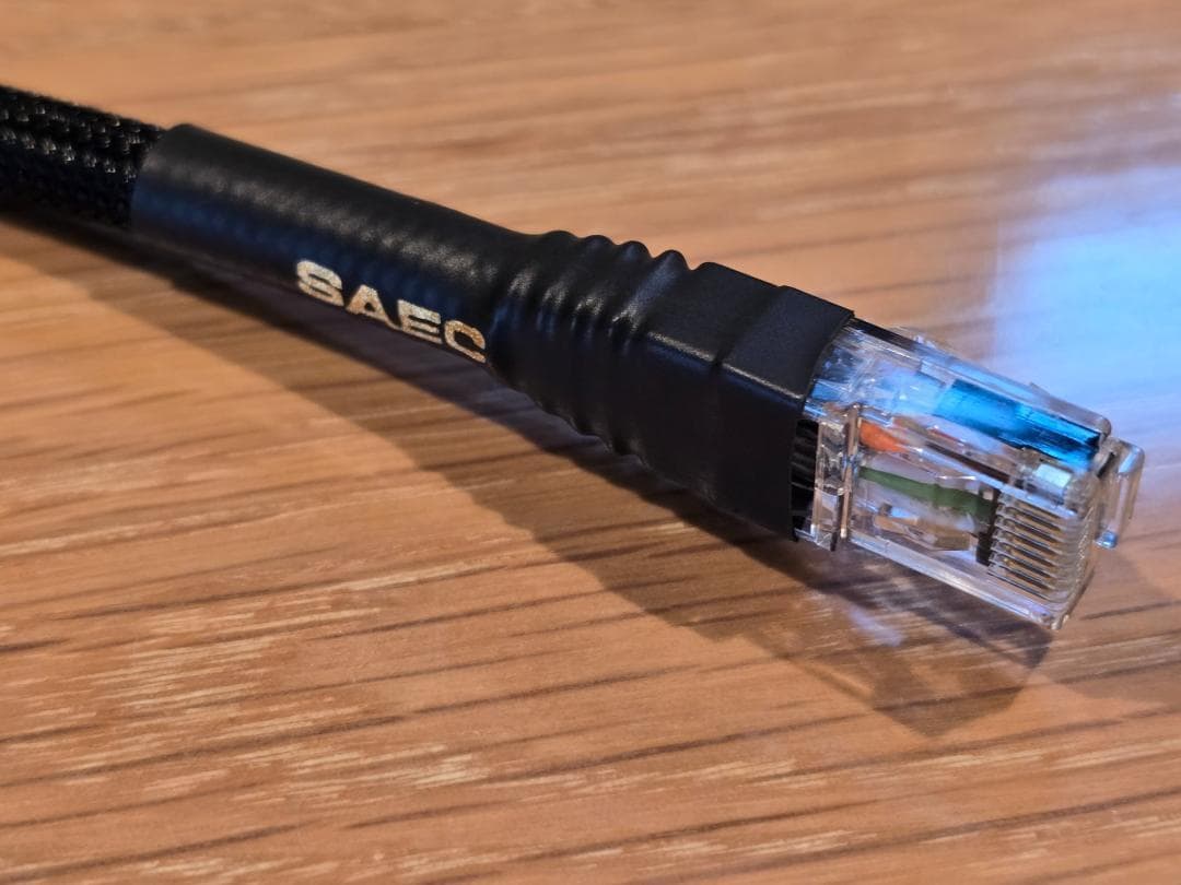 サエク SAEC SLA-500 LANケーブル 0.3m 中古美品