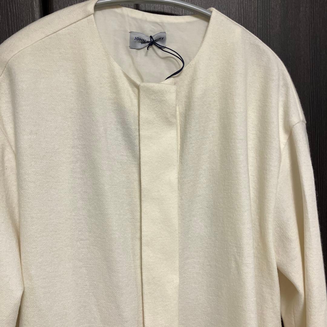 【新品】ジョン　スメドレー　ホワイト　コート