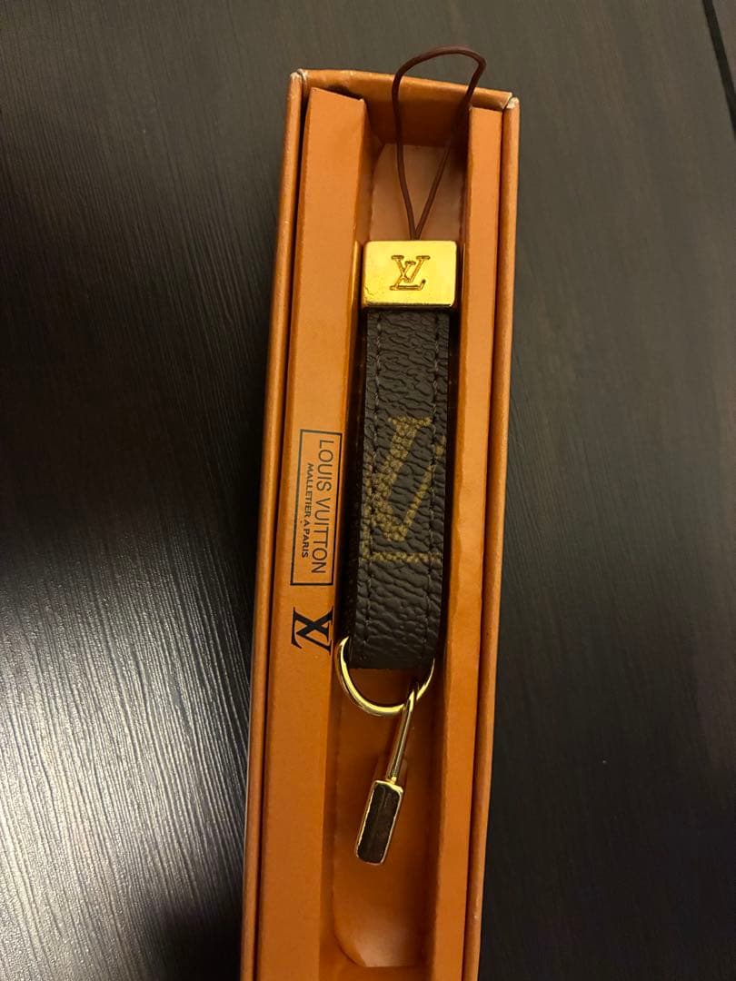 Louis Vuitton ストラップ ゴールド ダークブルー