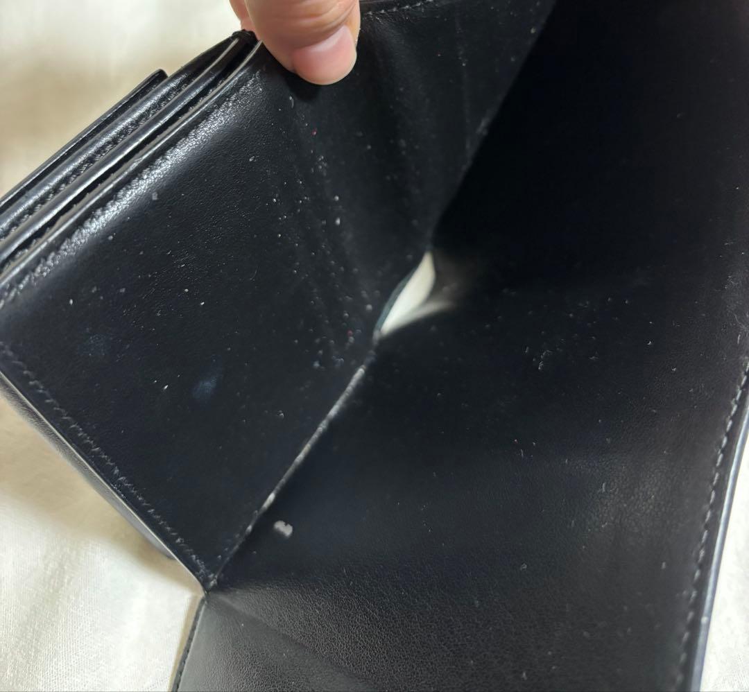 セリーヌ　CELINE 三つ折り財布　ブラック