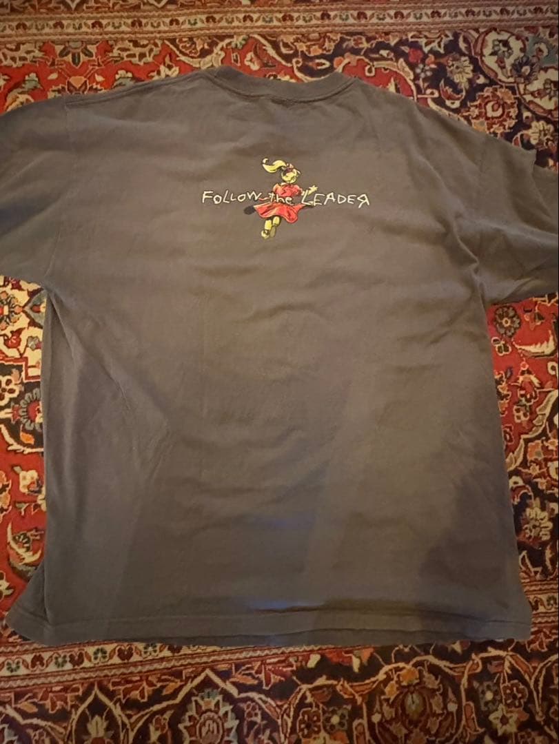ガ*い様 Korn イラスト Tシャツ XL