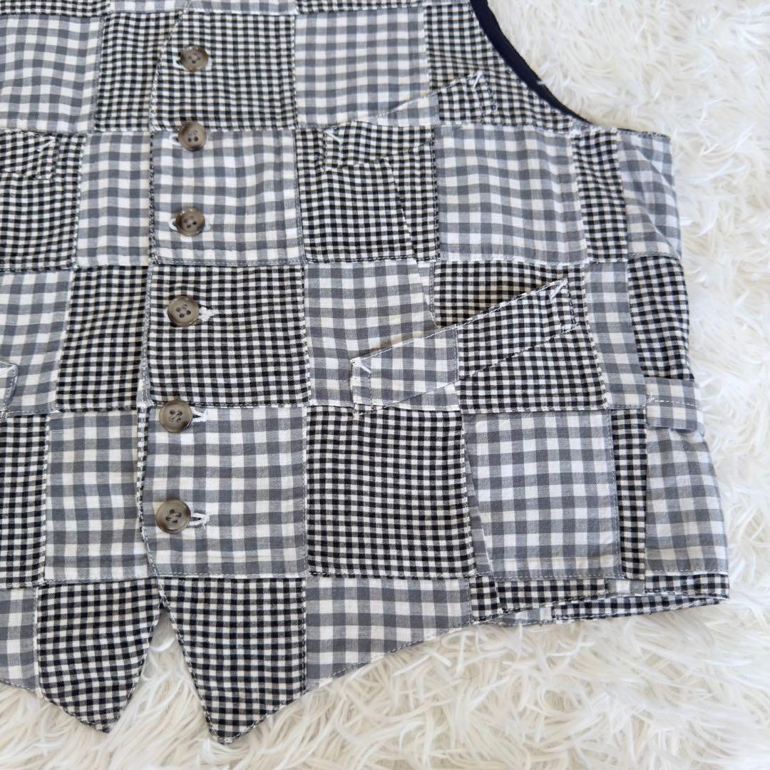 BEAMS PLUS✨India Madras ジャケット×ベスト　パッチワーク
