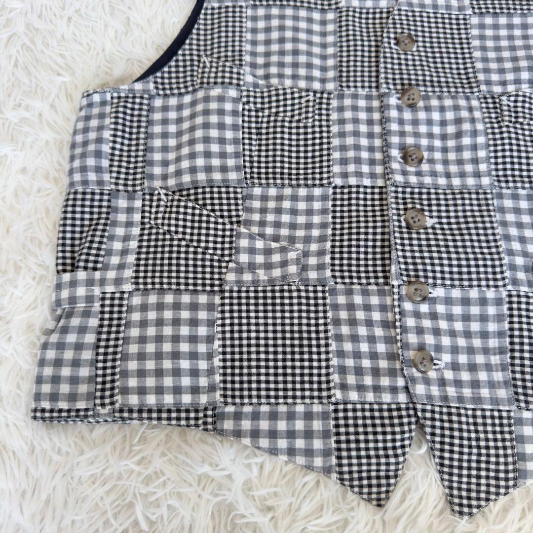 BEAMS PLUS✨India Madras ジャケット×ベスト　パッチワーク