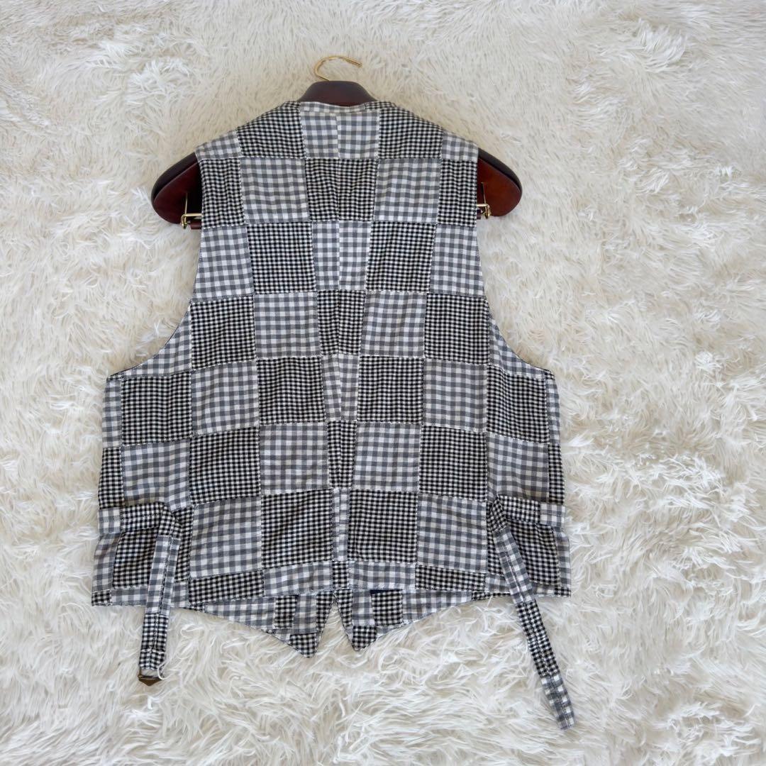 BEAMS PLUS✨India Madras ジャケット×ベスト　パッチワーク