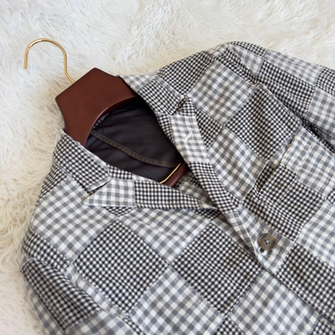 BEAMS PLUS✨India Madras ジャケット×ベスト　パッチワーク