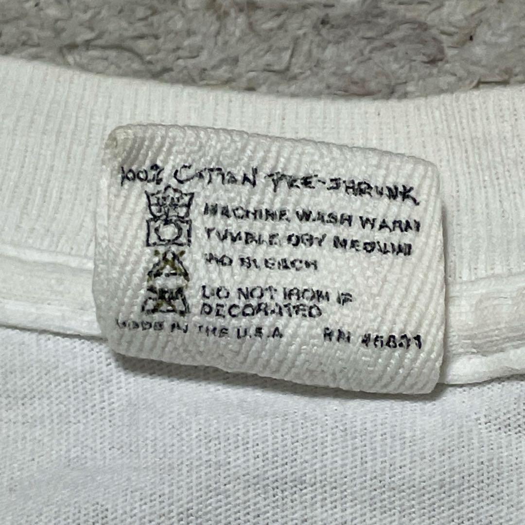 vintage Tシャツ シングルステッチ アップルプリント 古着