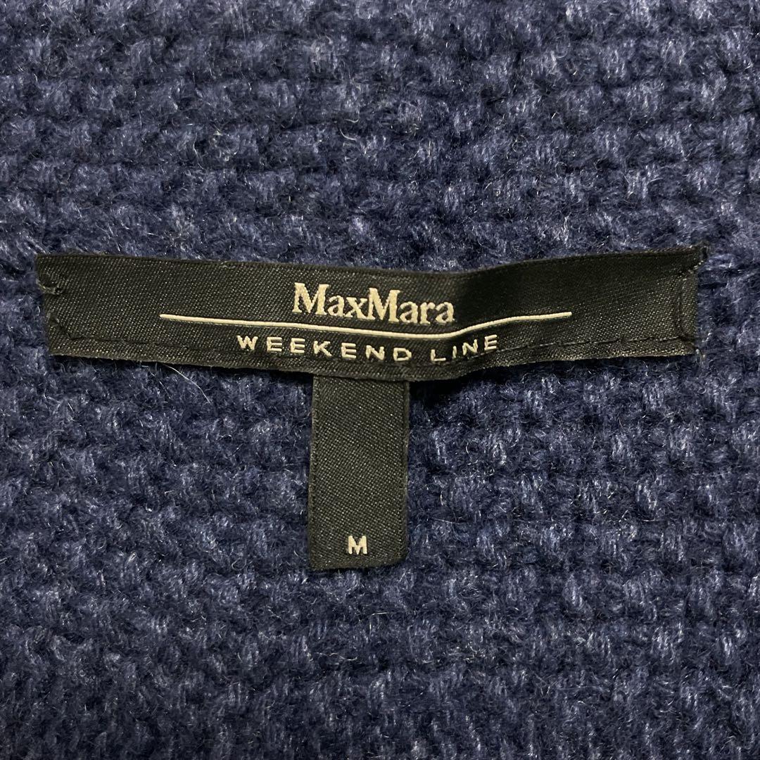 【ゾウすき】Max Mara　カシミヤ混　ケーブルニットワンピース　M