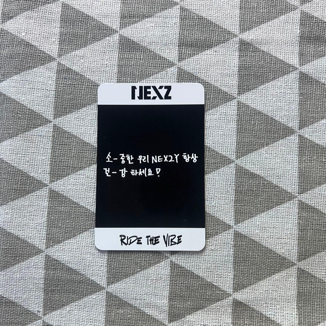 NEXZ Ride the Vibe 2週目 ネクスジ ソゴン トレカ 事前収録