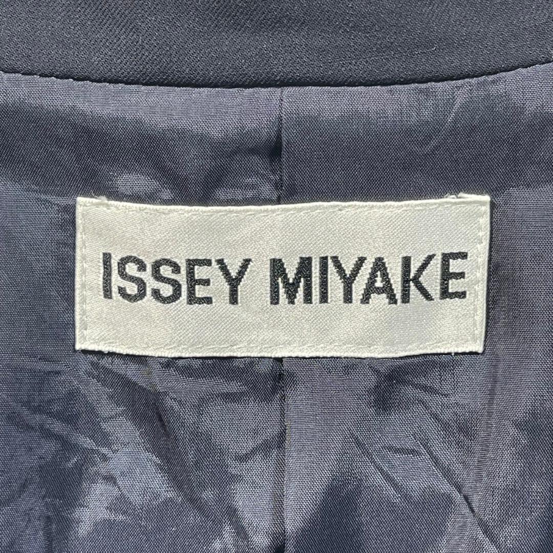 ✨極美品/93年製本人期✨(M) ISSEY MIYAKE プリーツ切替 紺