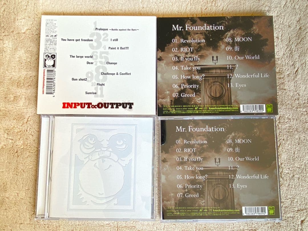 まとめ売りKNOCK OUT MONKEY CD +DVD 計8枚