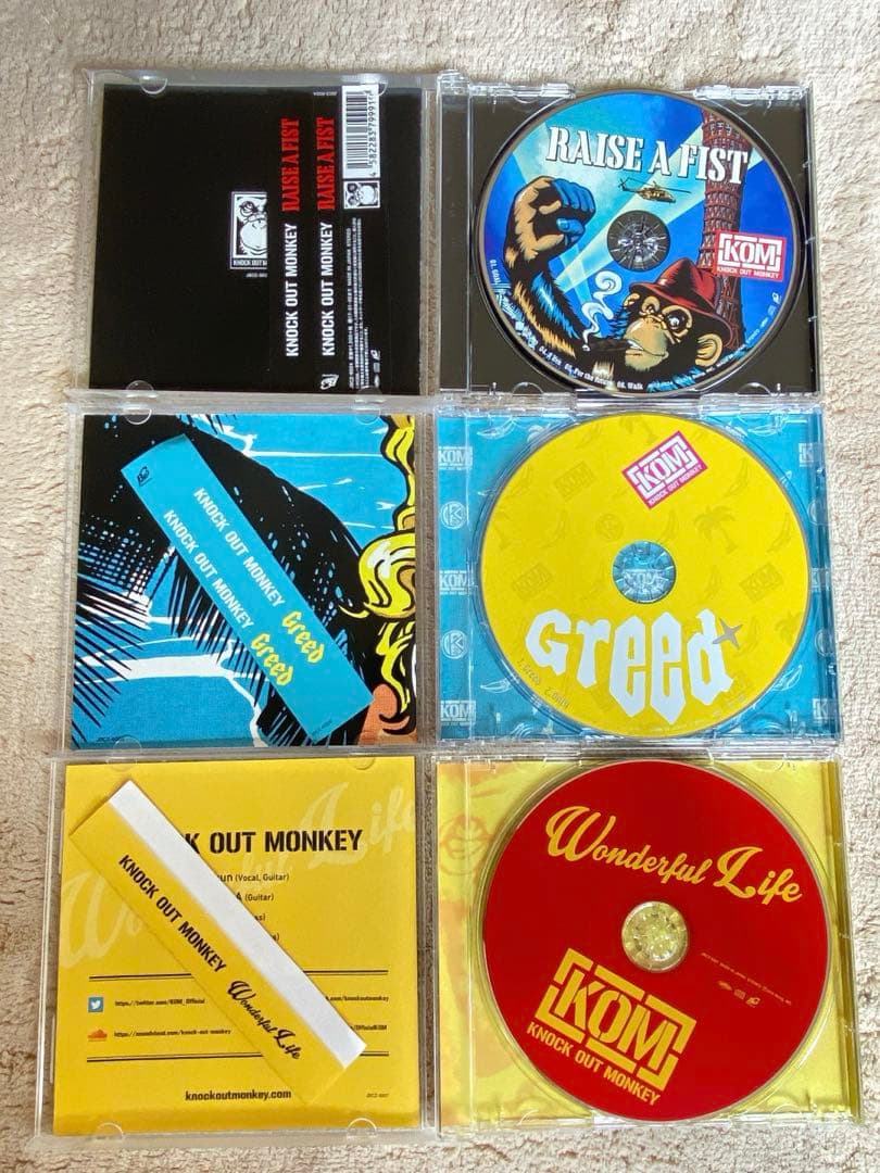 まとめ売りKNOCK OUT MONKEY CD +DVD 計8枚